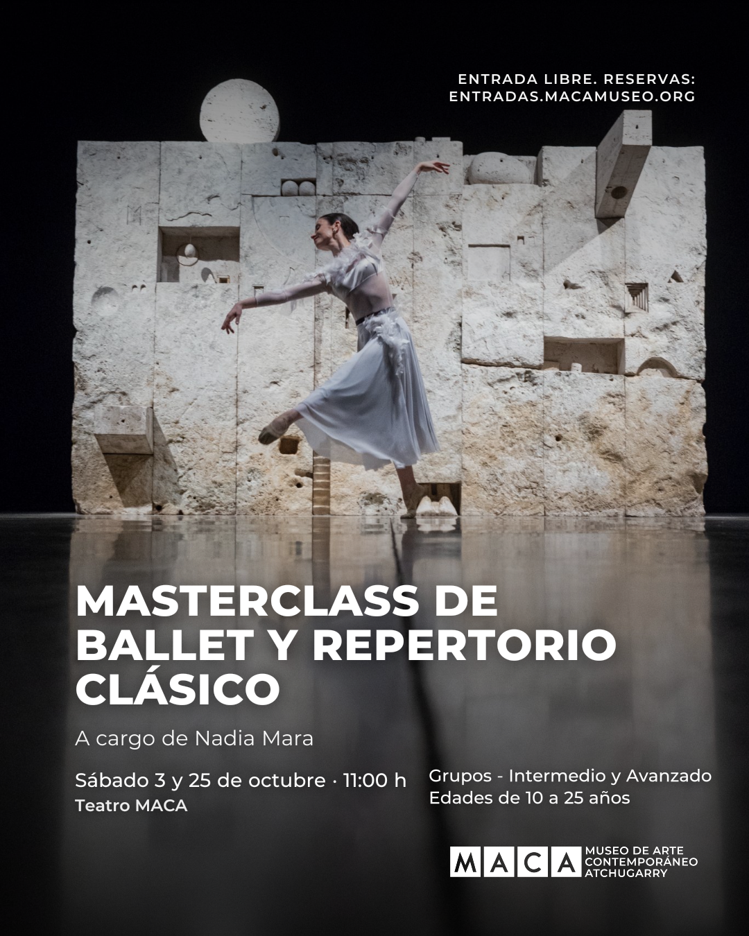 Afiche de «Masterclass Nadia Mara»